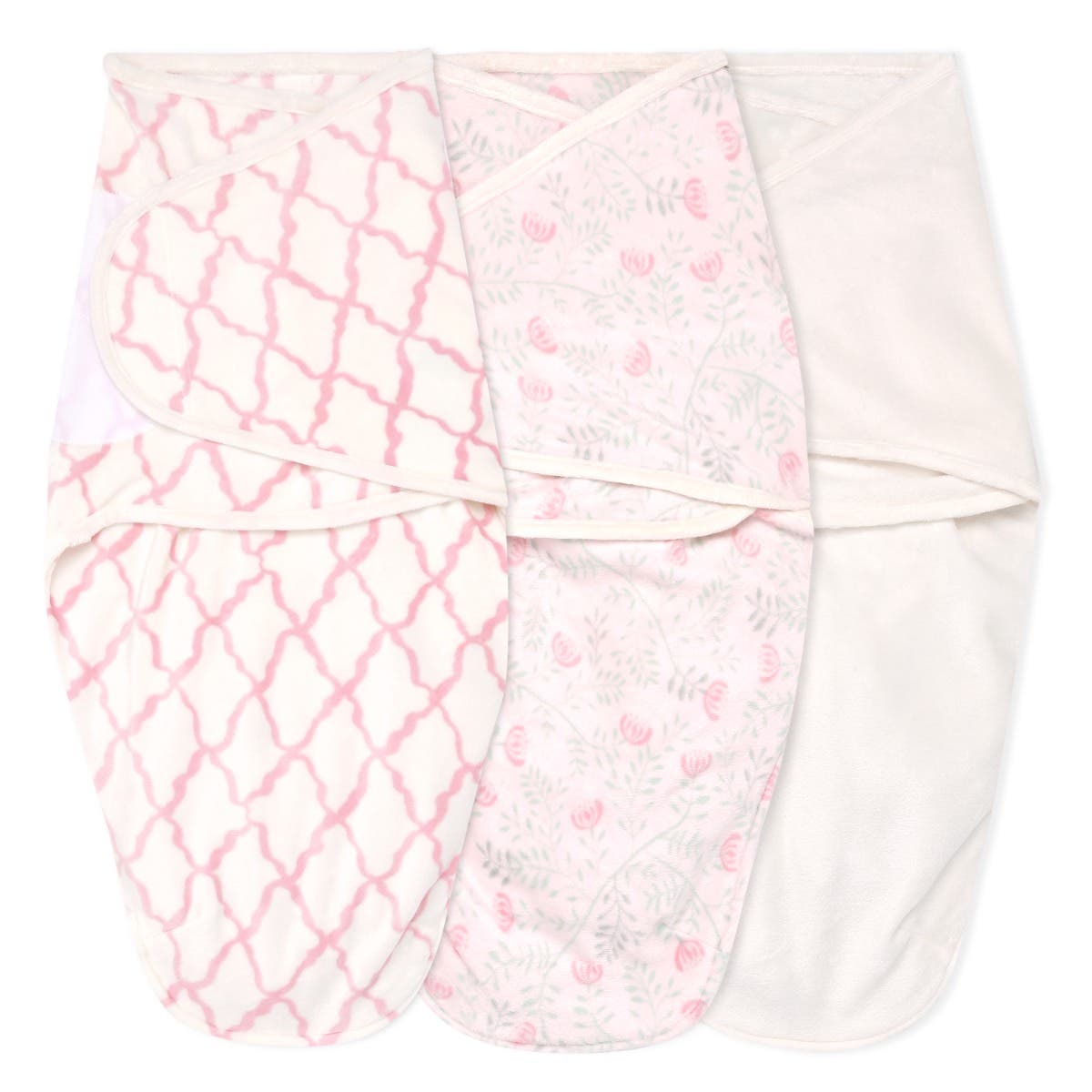 Arts and Crafts 3pk minky swaddles