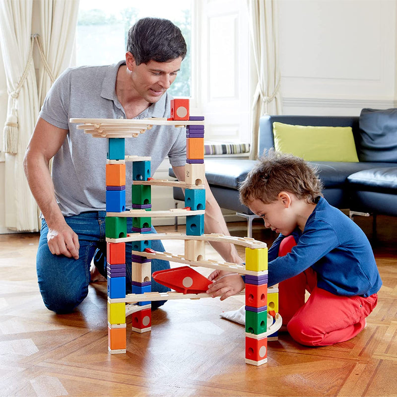 Hape Quadrilla Vertigo Wooden Marble Run Blocks