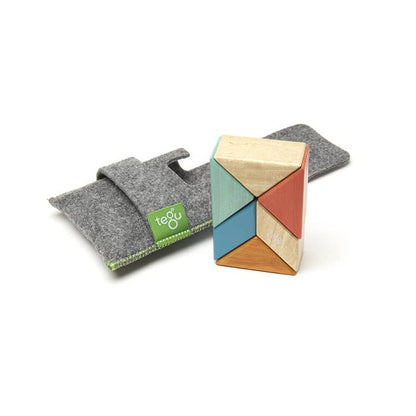 Pocket Pouch Prism - Magnetic Wooden Block Set