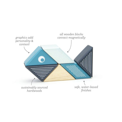 Travel Pals - Magnetic Wooden Block Set