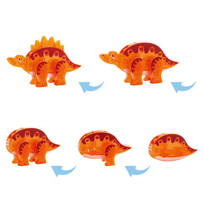 PicassoTiles 5pc Dinosaur Action Figure Set PTA28