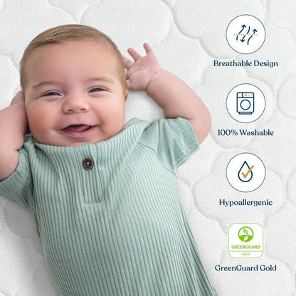 HALO DreamWeave Breathable Crib Mattress