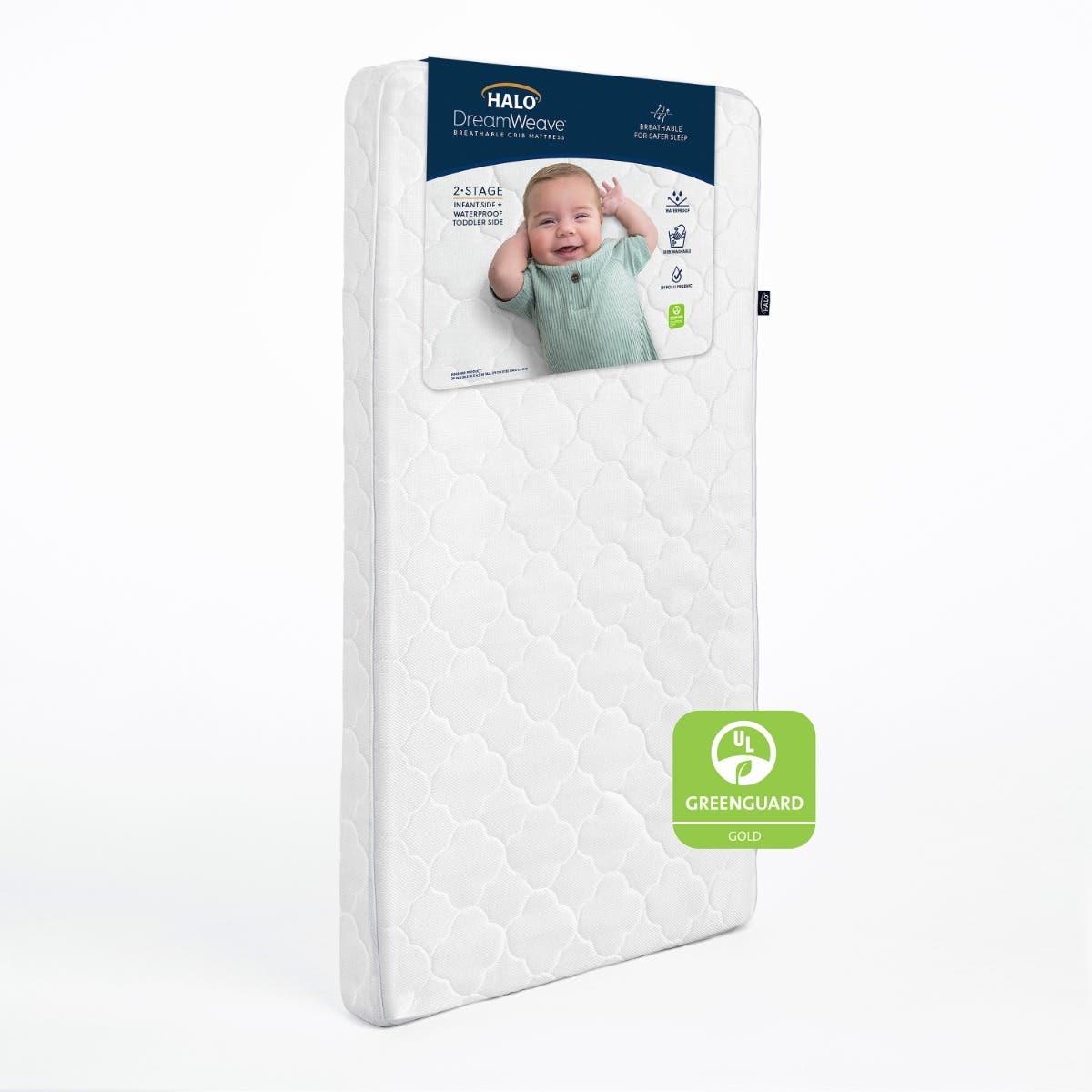 HALO DreamWeave Breathable Crib Mattress