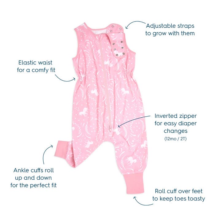 Toddler sleepsack cotton print 0.5TOG