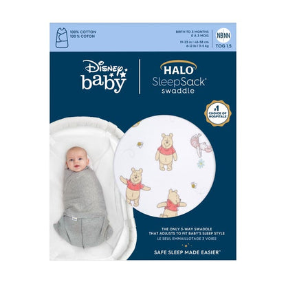 NEW! 100% cotton sleepsack swaddle (1.5 TOG) - Disney prints