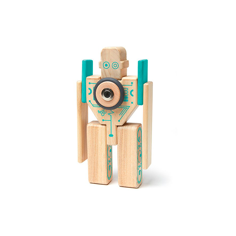 Magbot - Magnetic Wooden Block Set