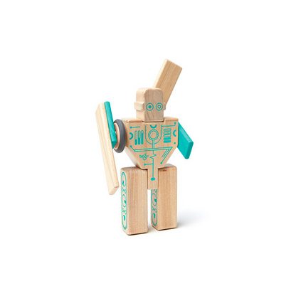 Magbot - Magnetic Wooden Block Set