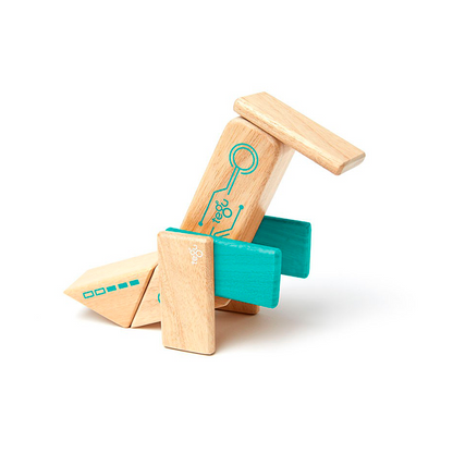 Robo - Magnetic Wooden Block Set