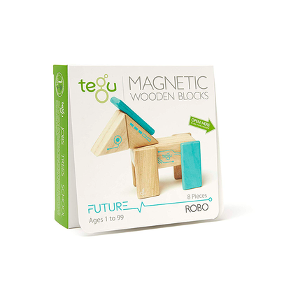 Robo - Magnetic Wooden Block Set