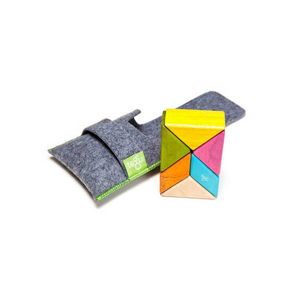 Pocket Pouch Prism - Magnetic Wooden Block Set