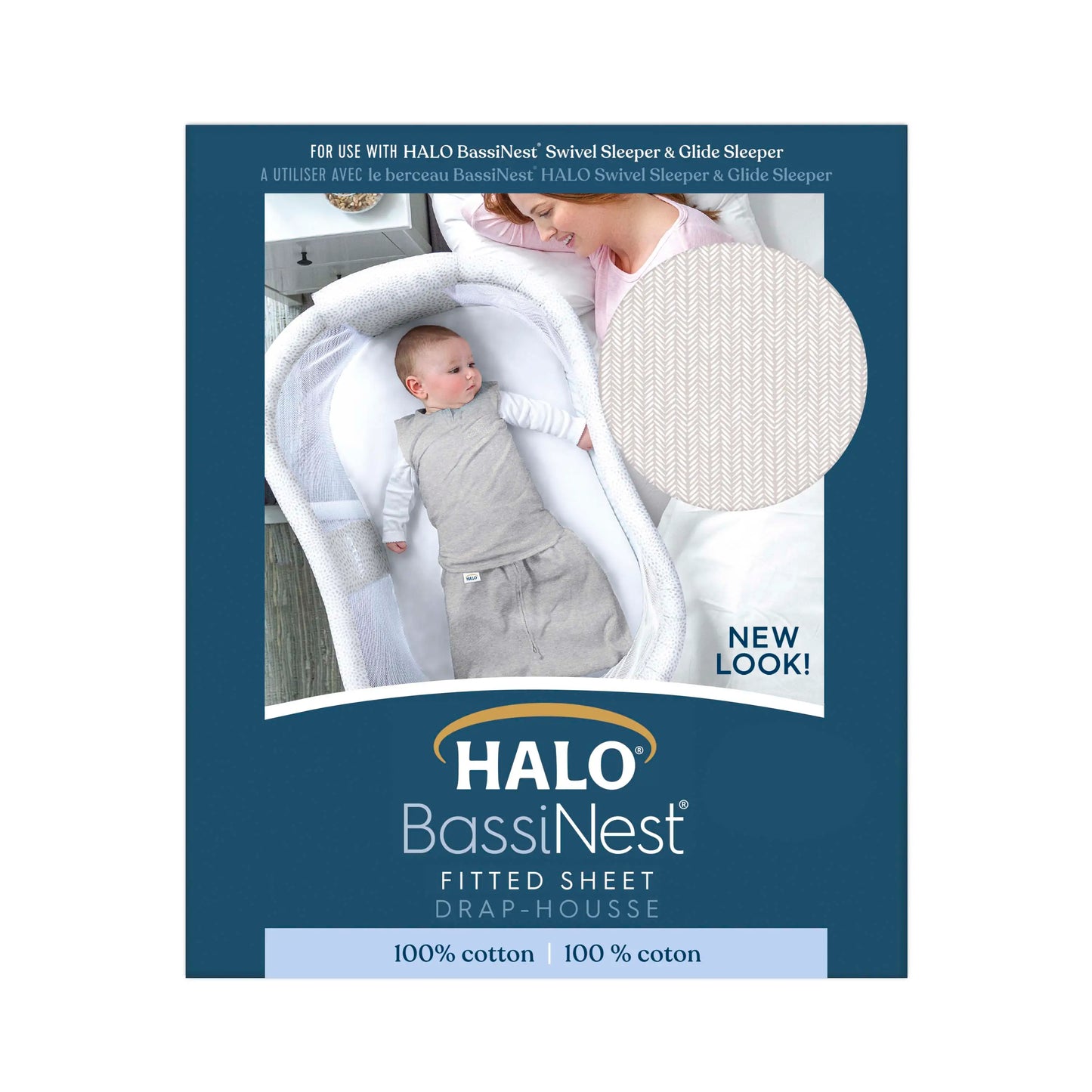 HALO Bassinest Sheet, 100% Cotton