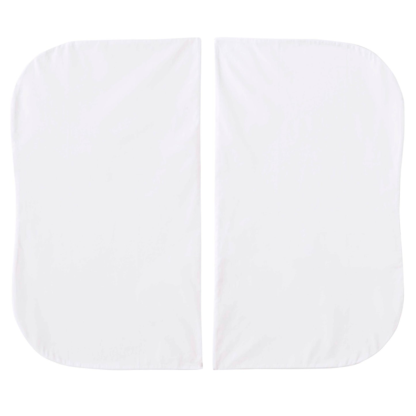 HALO Bassinest White Fitted Sheet - TWIN (2 pack)