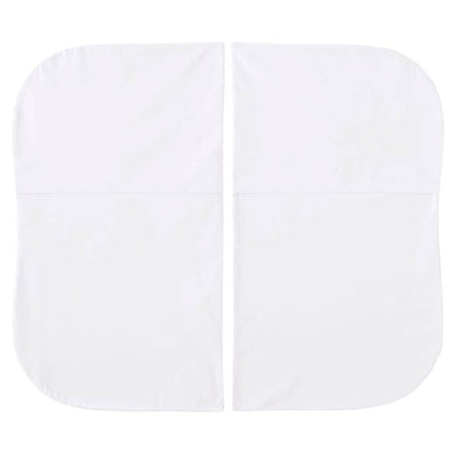 HALO Bassinest White Fitted Sheet - TWIN (2 pack)