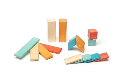 14 Piece Magnetic Wooden Block Set