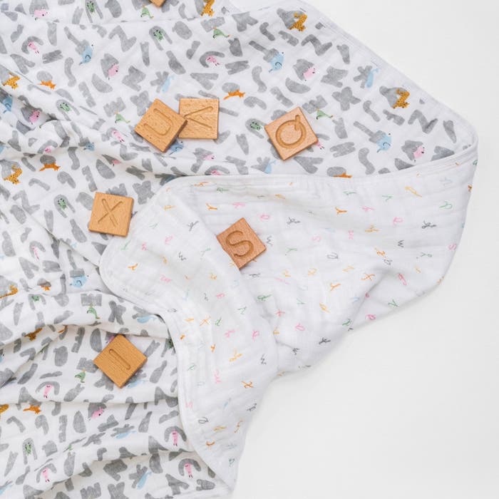 Alphabet Animals dream blanket