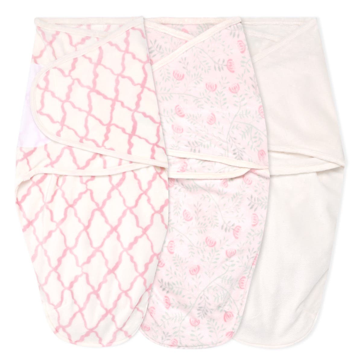 Arts and Crafts 3pk minky swaddles