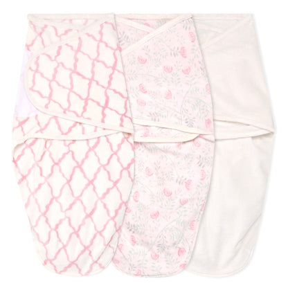 Arts and Crafts 3pk minky swaddles