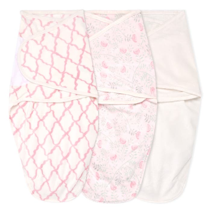 Arts and Crafts 3pk minky swaddles