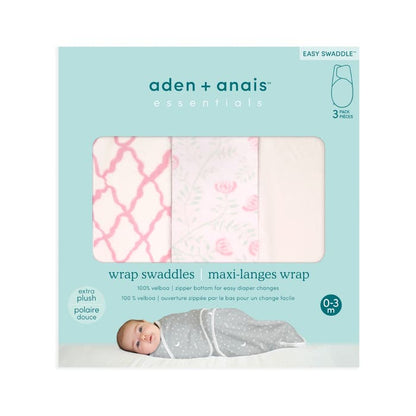 Arts and Crafts 3pk minky swaddles