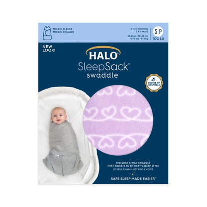 micro fleece sleepsack swaddle (TOG 3.0) - print