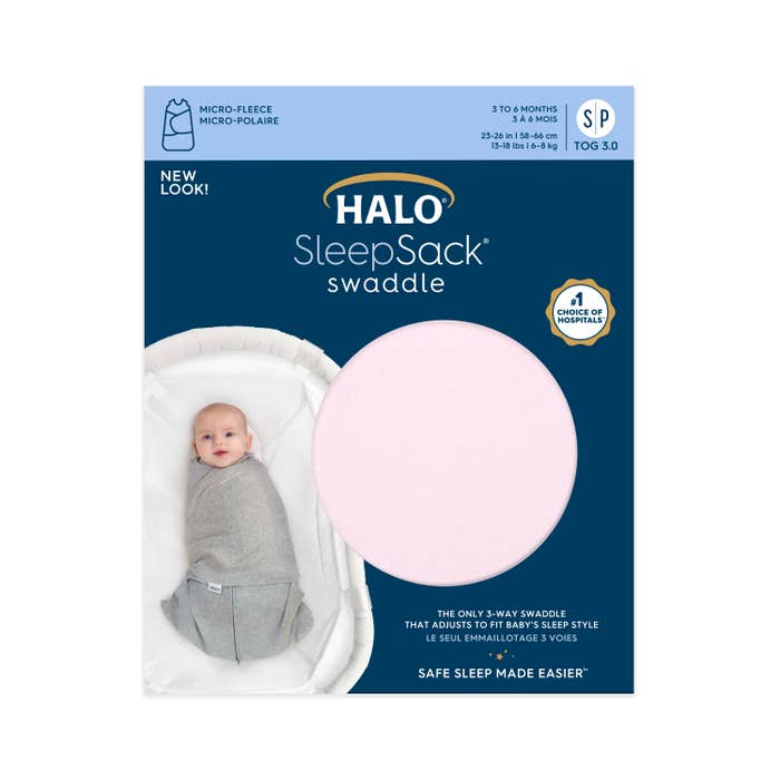 micro fleece sleepsack swaddle (TOG 3.0) - solid