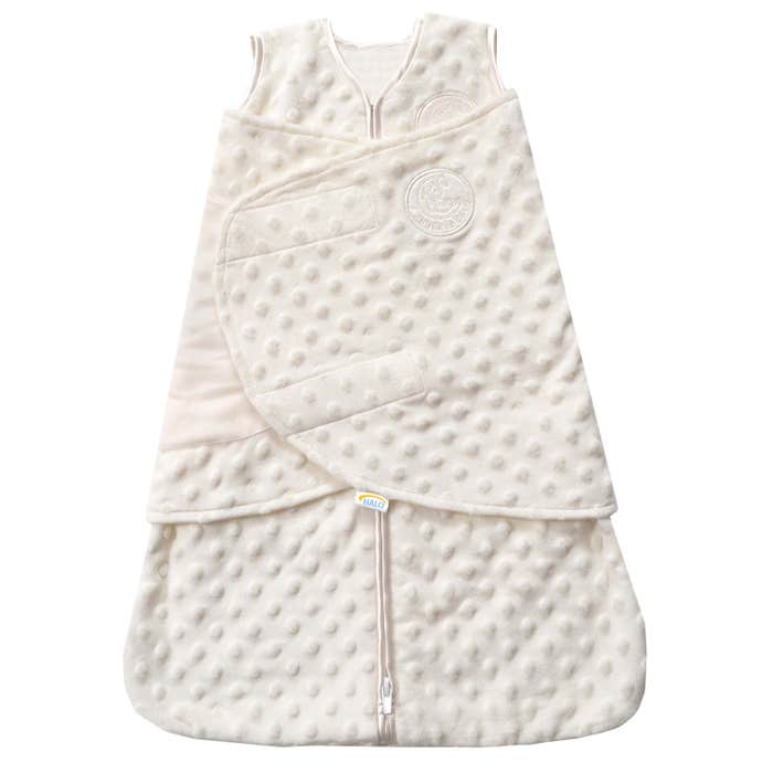 velboa plush dot sleepsack swaddle (TOG 3.0) - solid