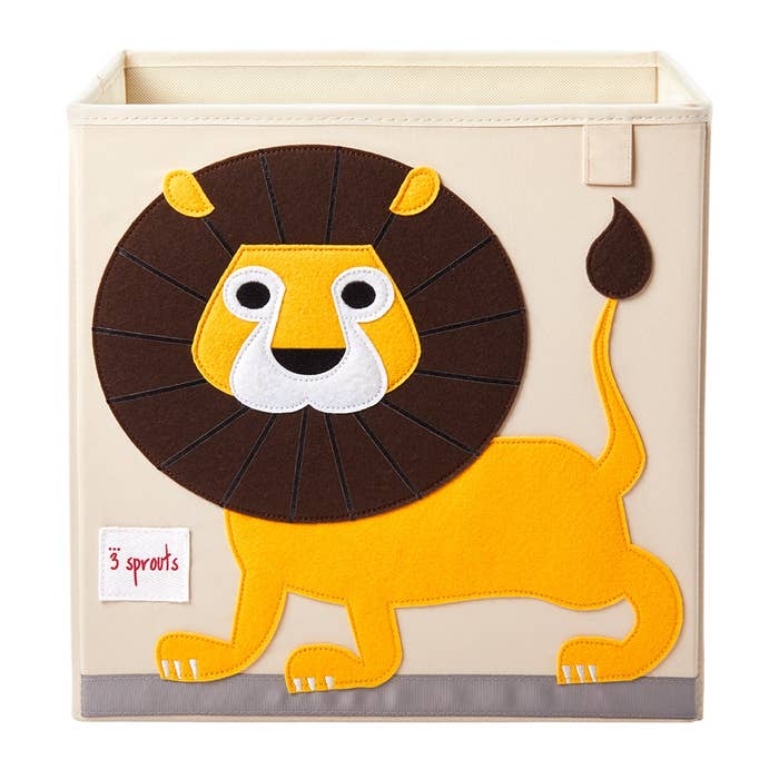 3 Sprouts Lion Storage Box