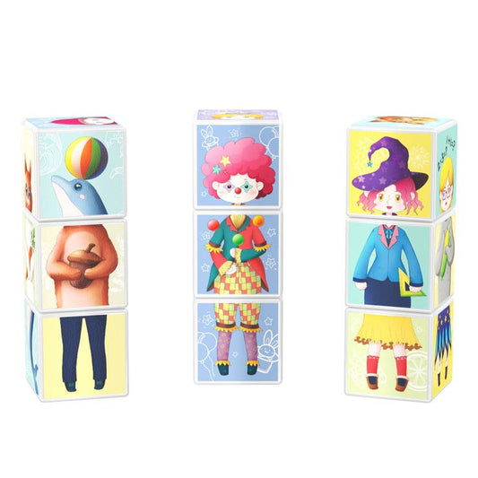 Magnetic Puzzle Cube 1" Character Set