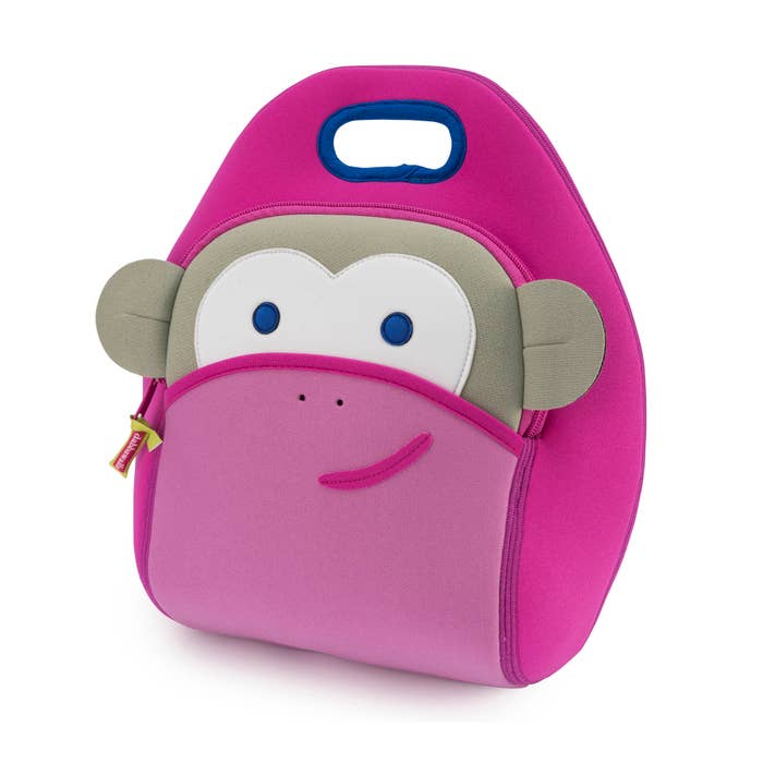 Lunch Bag - Pink Monkey