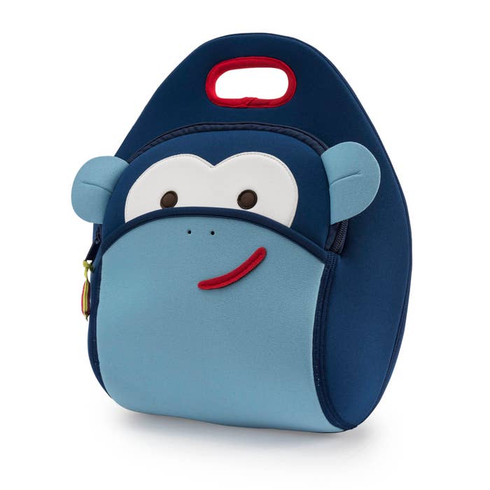 Lunch Bag - Blue Monkey