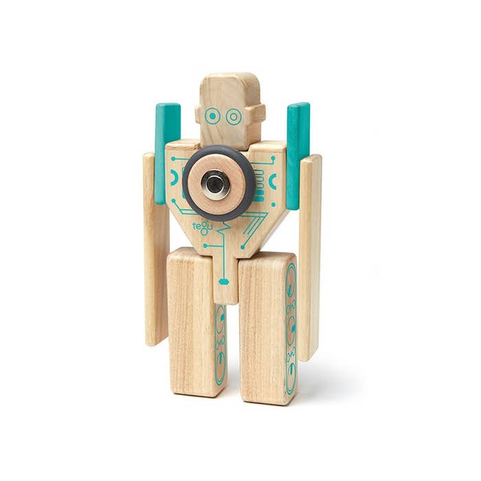 Magbot - Magnetic Wooden Block Set