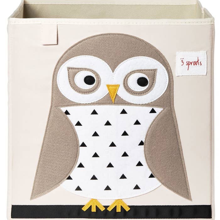 3 Sprouts Owl Storage Box