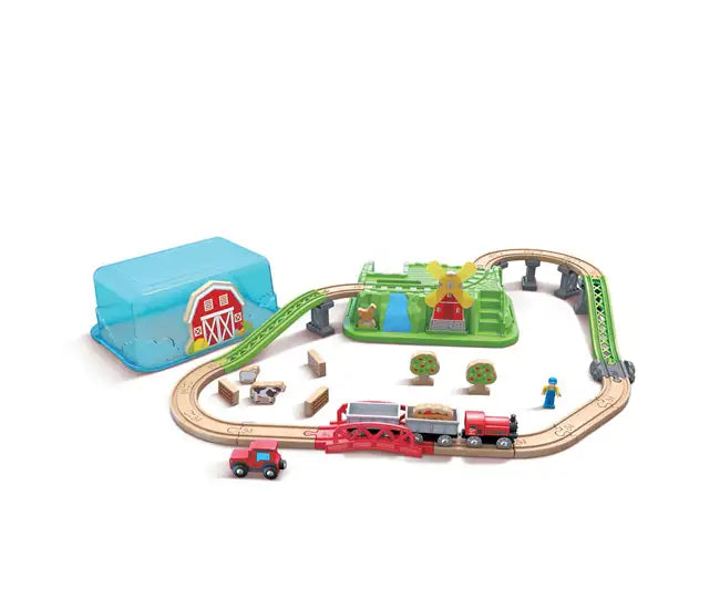 Hape Countryside Train Bucket Set