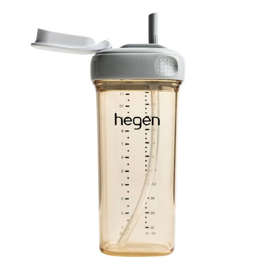 Hegen 11oz/330ml Straw Cup in Grey