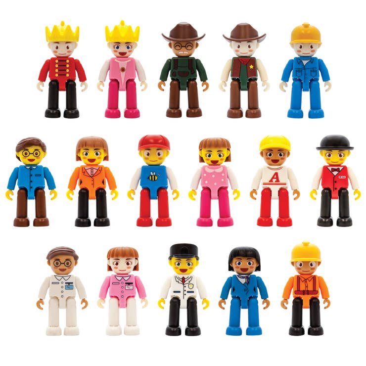 16 Piece Character Figure Set