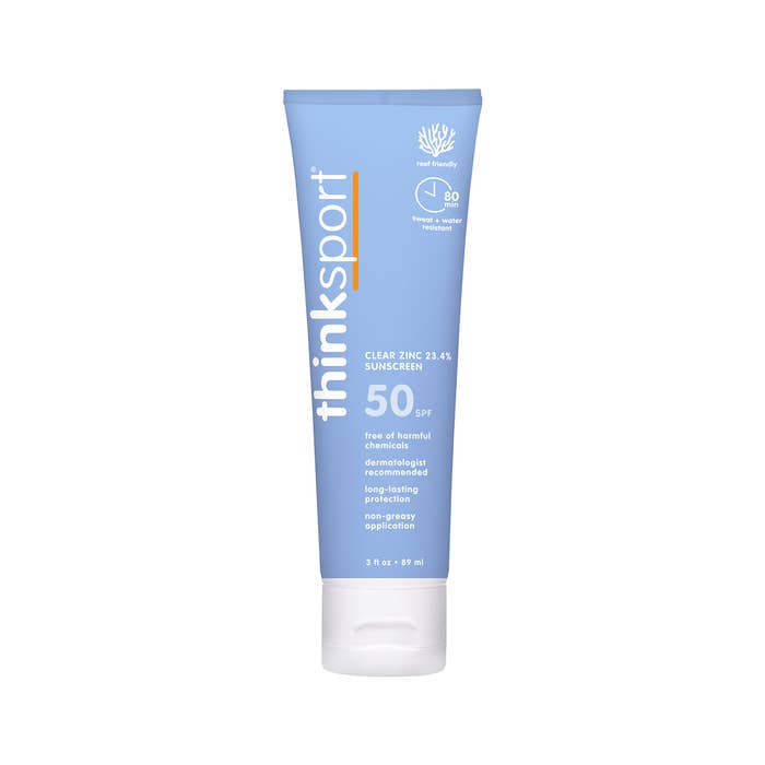 Thinkbaby & Thinksport Thinksport Clear Zinc Sunscreen Spf 50, 3 Fl oz