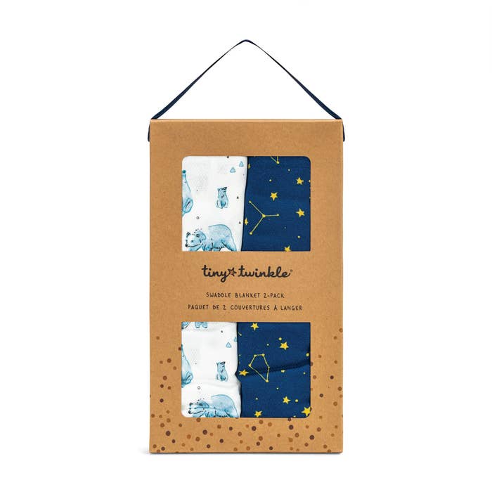 Tiny Twinkle Kaffle Swaddle Blankets - Recycled Packaging