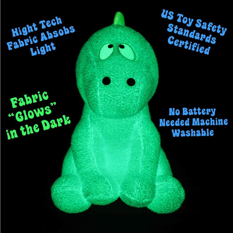 Little Room Glow in The Dark Dinosaur Stuffed Animal Plush Toy