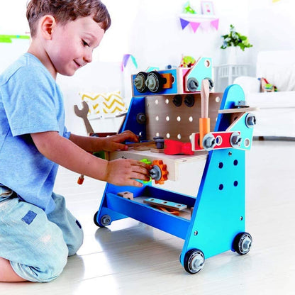 Hape Build a Robot Wooden Tool Workbench