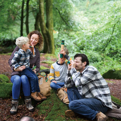 Hape 8 in 1 Nature Fun Kids Plastic Explorer Kit, Working Flashlight, Telescope, Compass, Periscope, and Specimen Jar