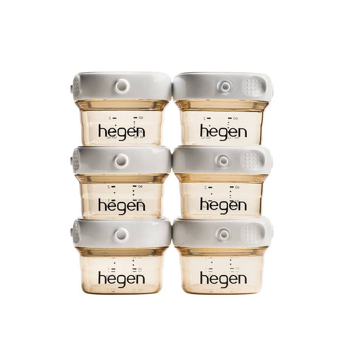 Hegen 2oz/60ml Breastmilk Storage Container - 6 Pack