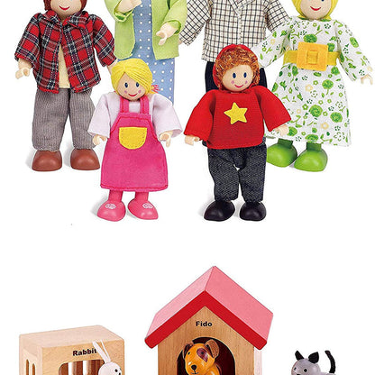 Hape Doll and Pets Set