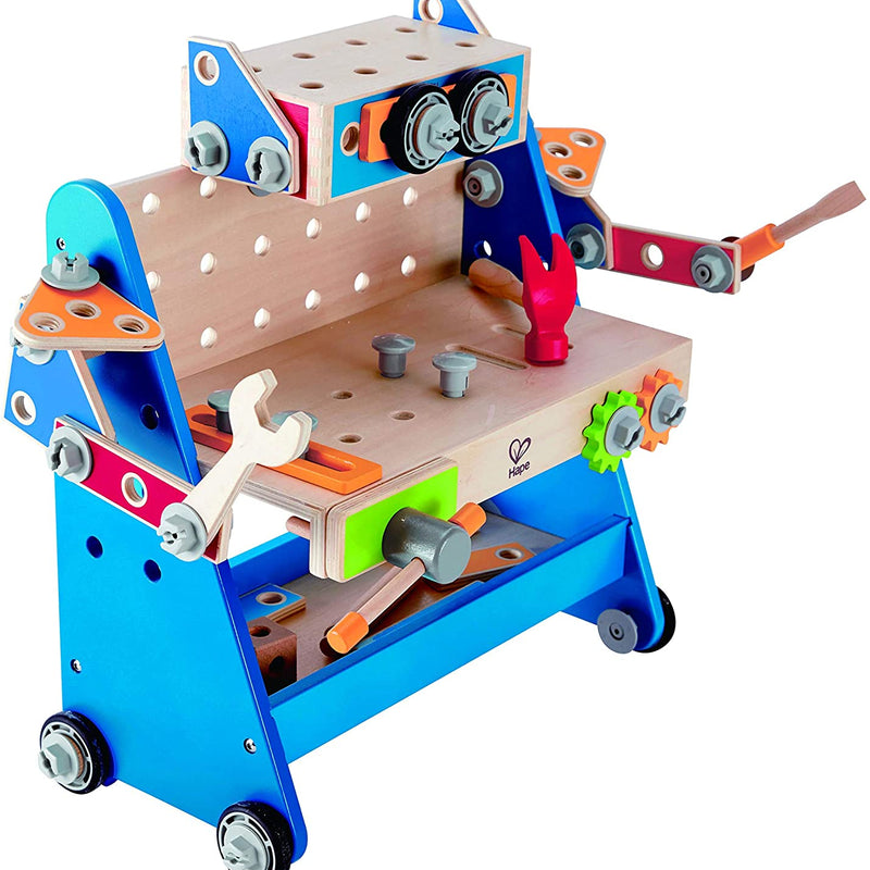 Hape Build a Robot Wooden Tool Workbench