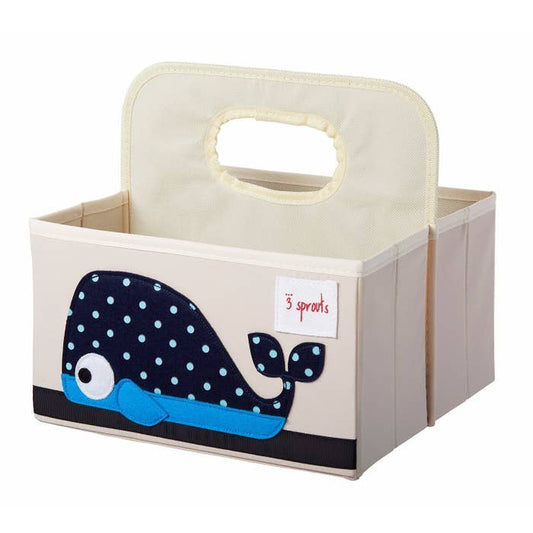 3 Sprouts Whale Diaper Caddy