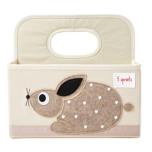 3 Sprouts Rabbit Diaper Caddy