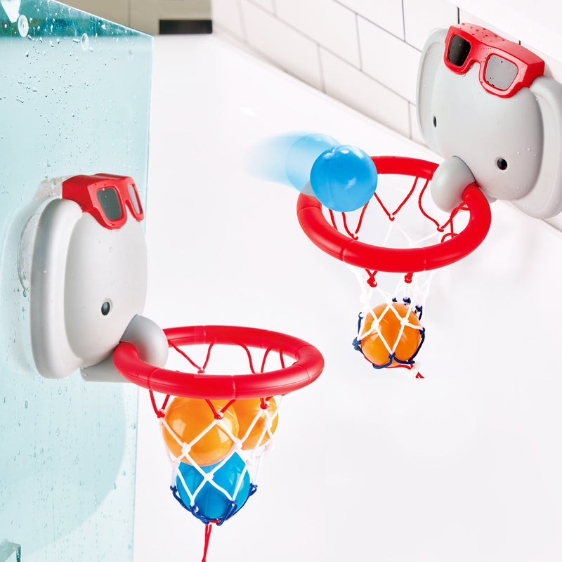 Hape Bath Basketball Elephant Pal Bathtub Shooting Game