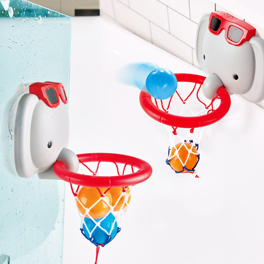 Hape Bath Basketball Elephant Pal Bathtub Shooting Game