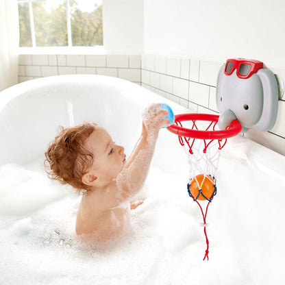 Hape Bath Basketball Elephant Pal Bathtub Shooting Game