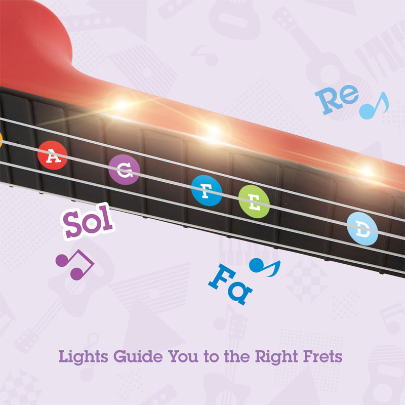 Learn with Lights Ukulele - Red