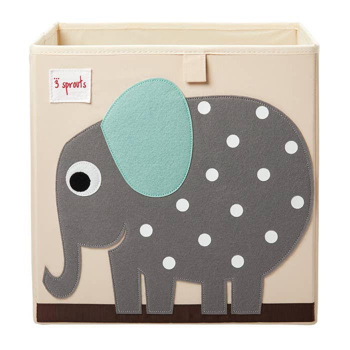 3 Sprouts Elephant Storage Box